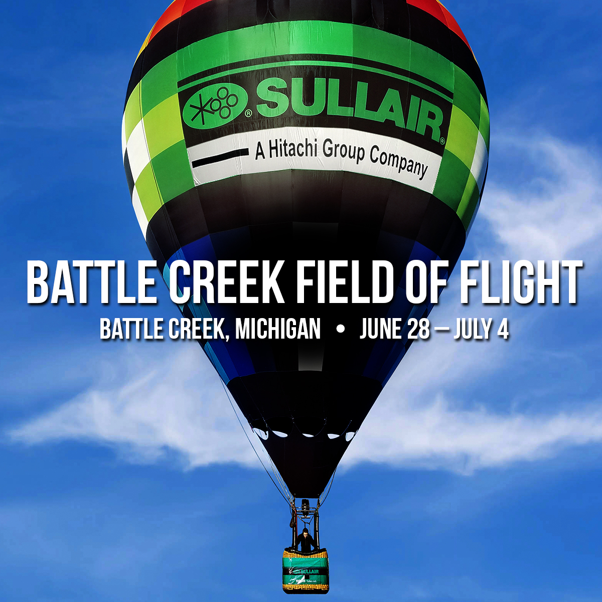 Battle Creek Field of Flight Air Show and Balloon Festival Sullair